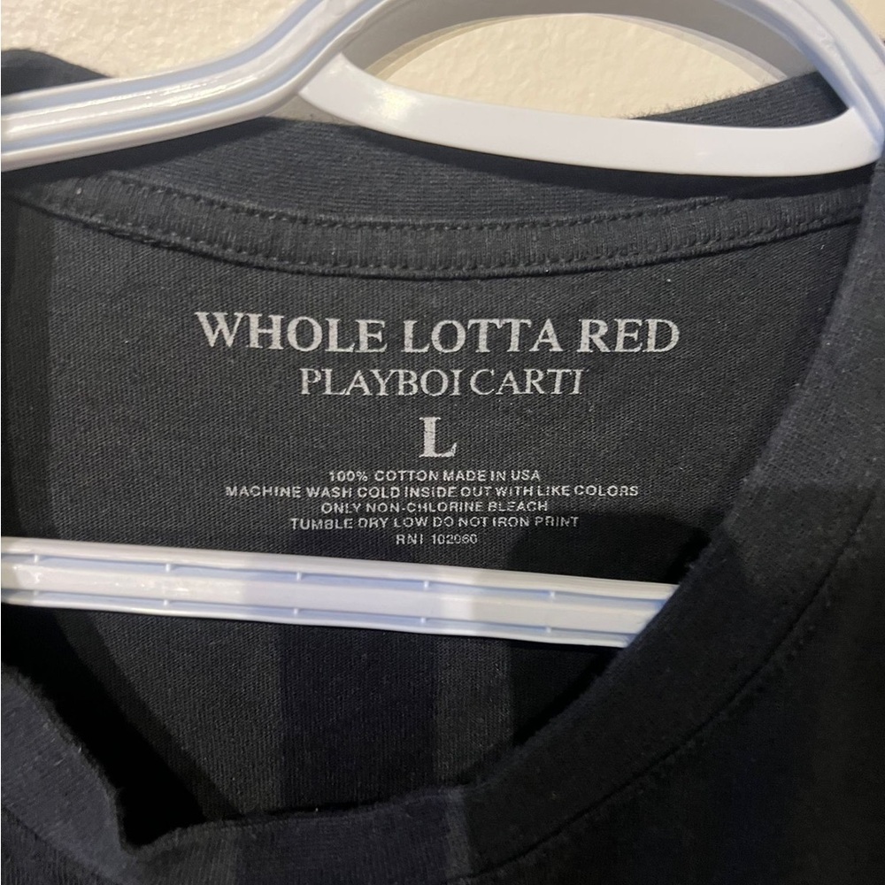 Whole Lotta Red Playboi Carti Black T-Shirt